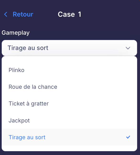 Choosing a game mechanic